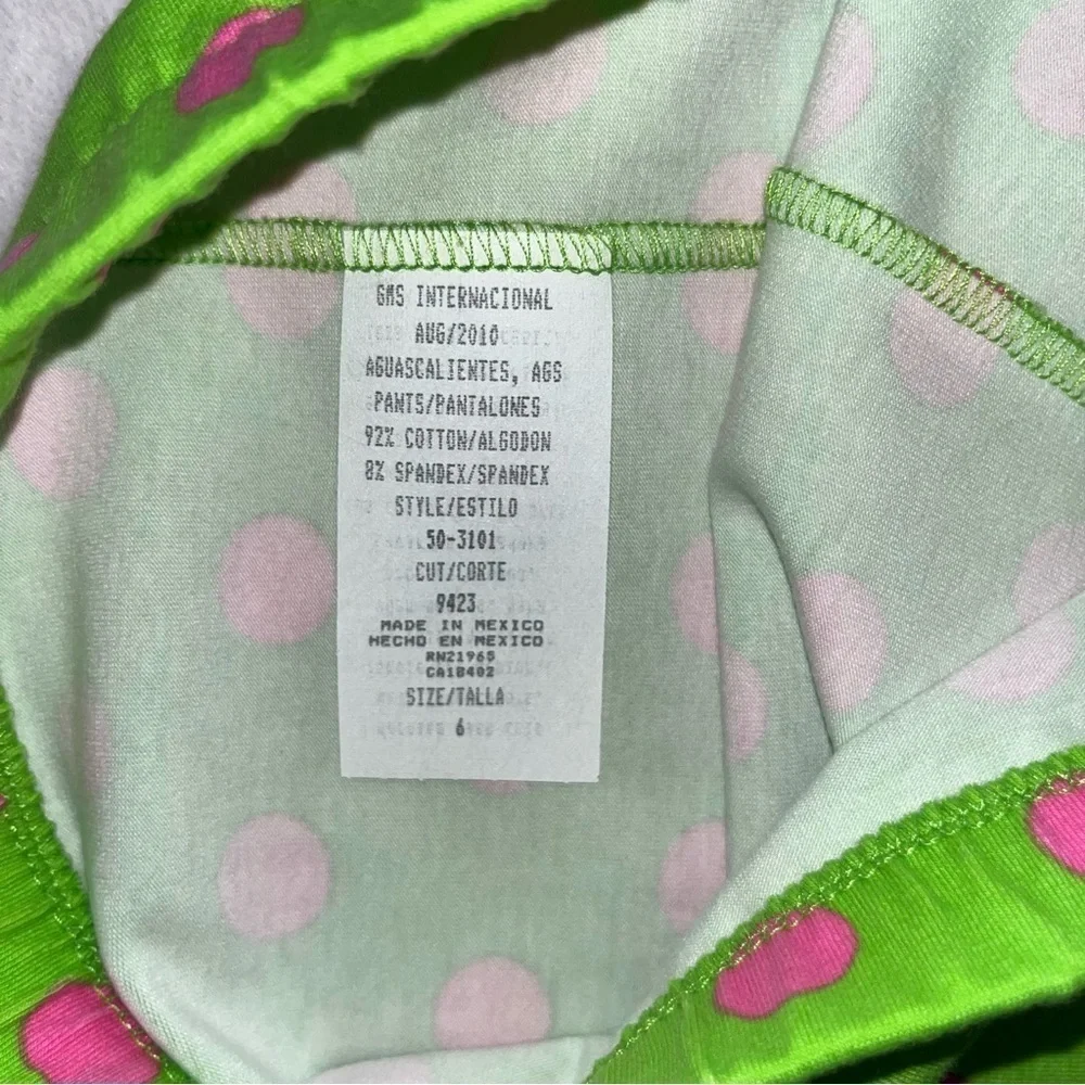 Girls Peaches n Cream Style 50-3101 Girls Sz 6 Outfit Green Pink Reversible NEW - Picture 13 of 13